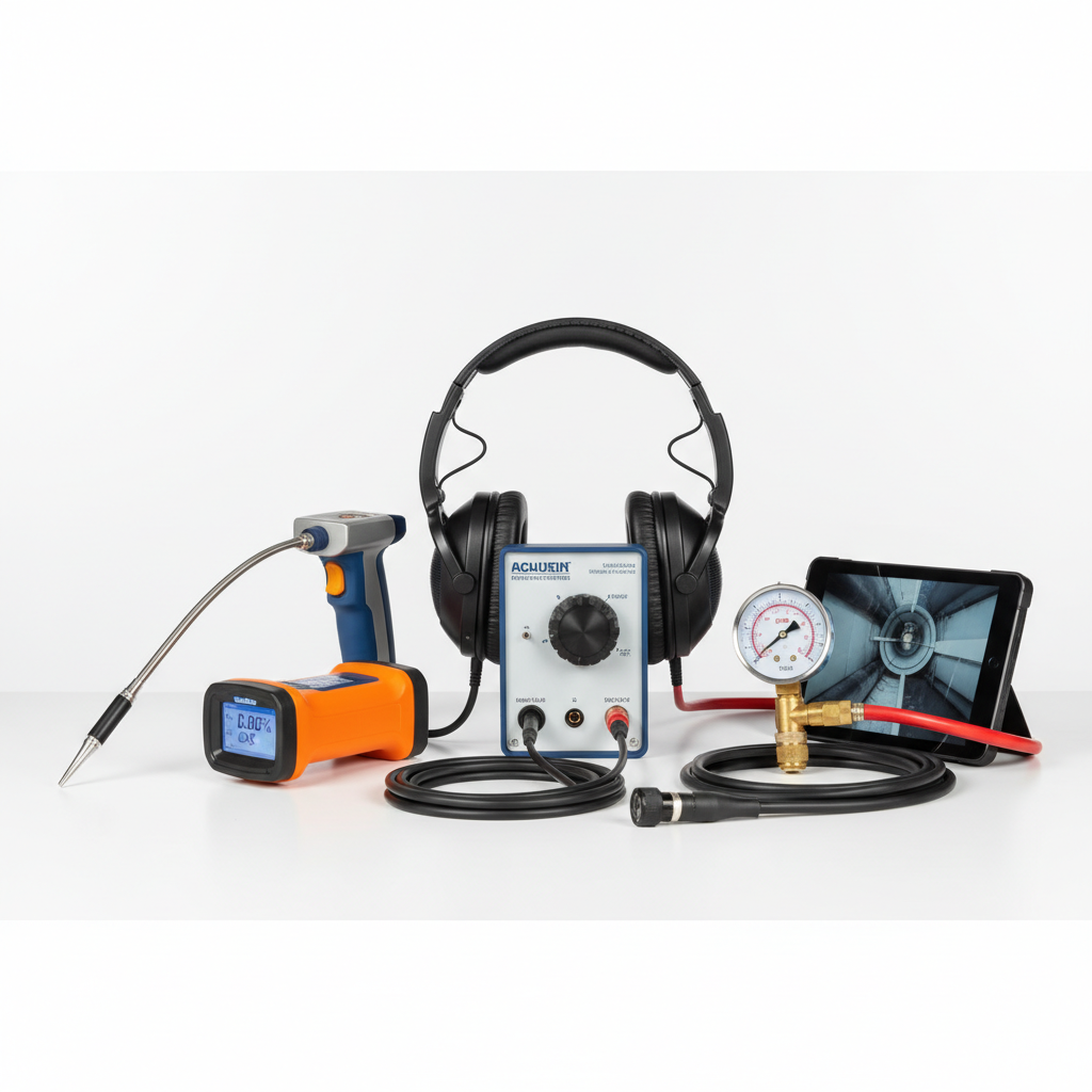 Équipement de détection de fuite utilisé à Argenteuil