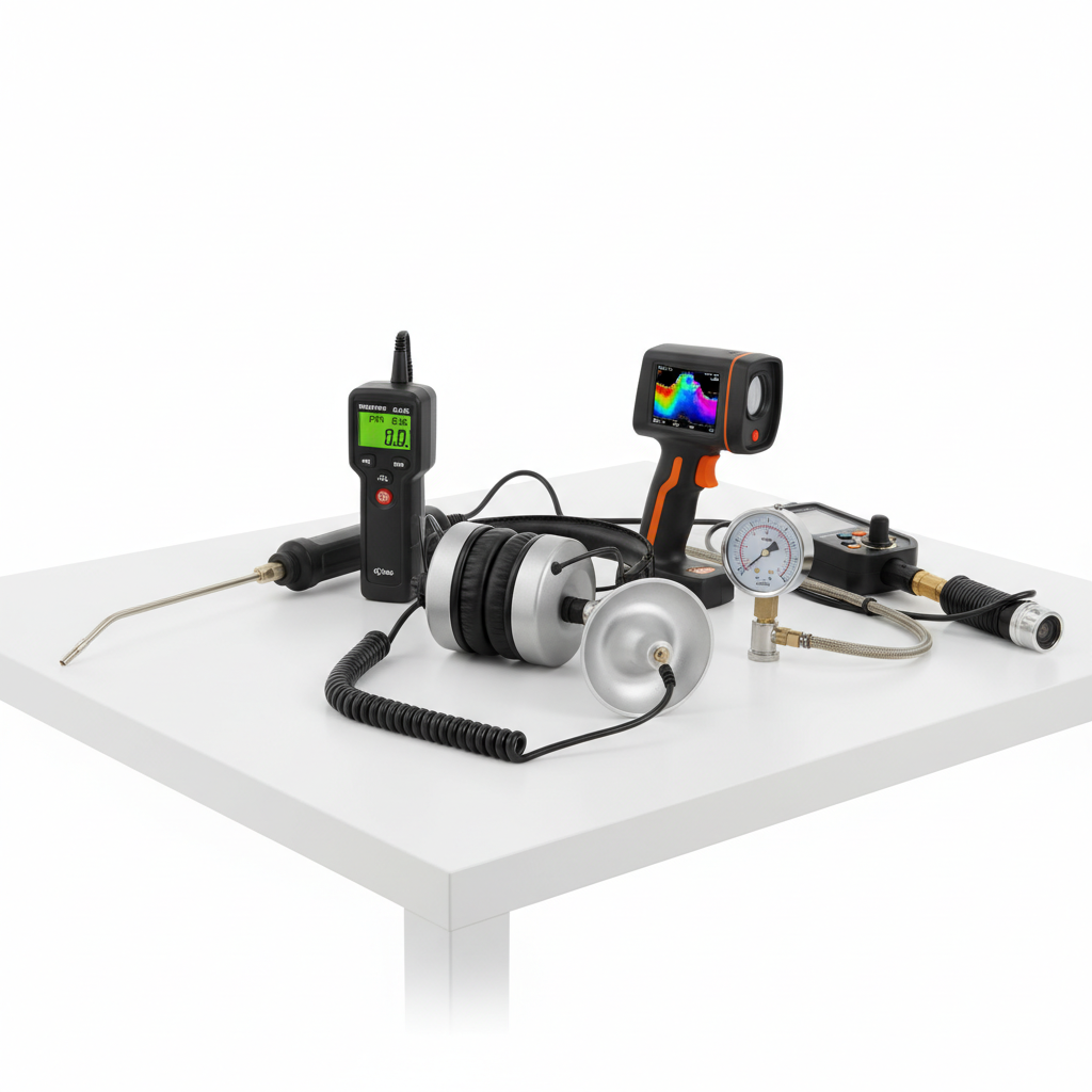 Équipement de détection de fuite utilisé à Asnières-sur-Seine