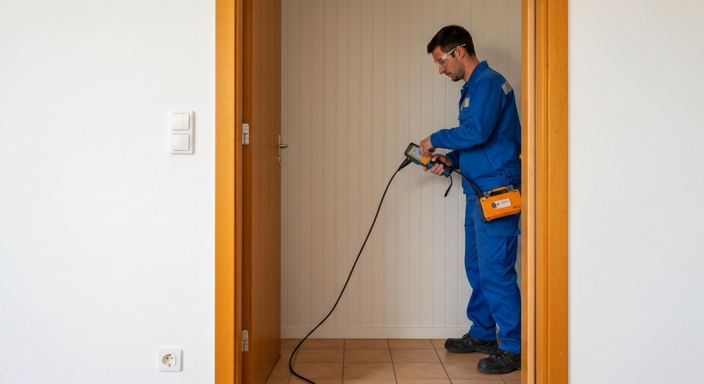 Équipement de détection de fuite utilisé à Bois-Colombes