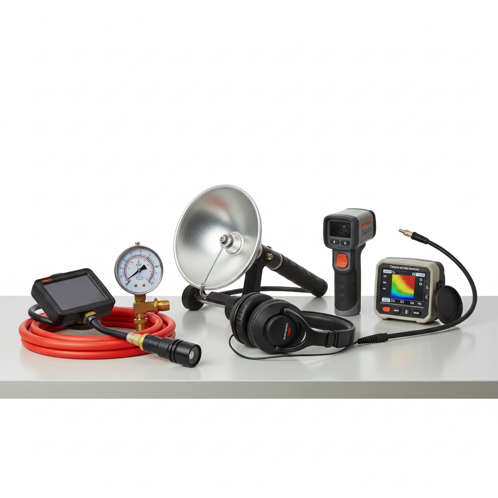 Équipement de détection de fuite utilisé à Rueil-Malmaison