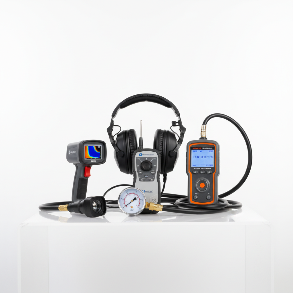 Équipement de détection de fuite utilisé à Versailles