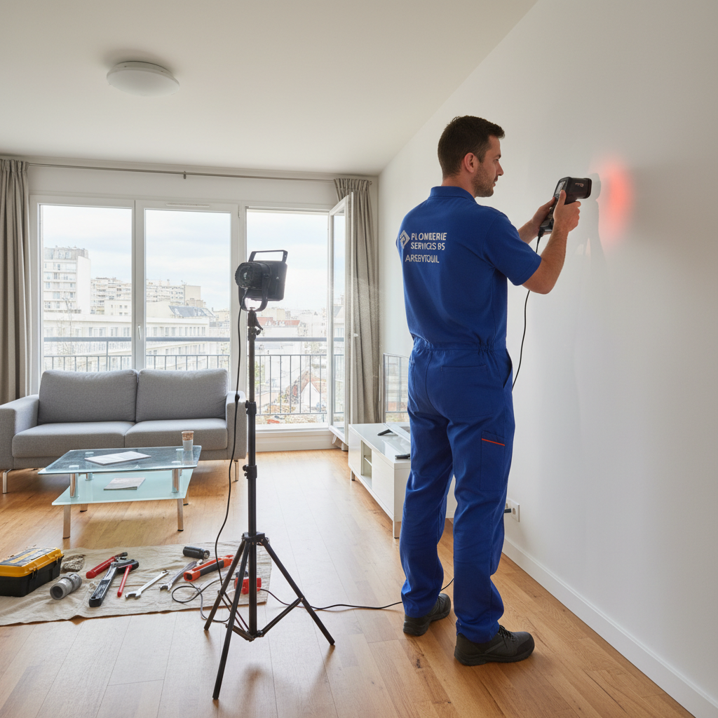 Recherche de fuite à Clichy