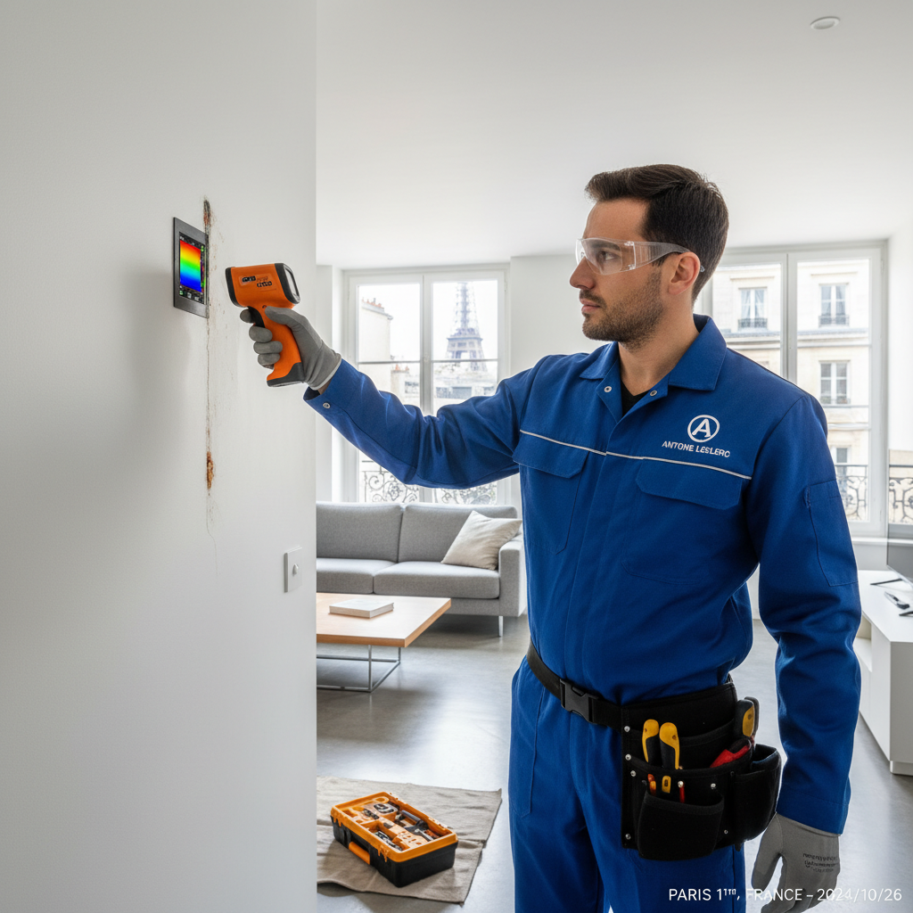 Recherche de fuite à Paris 1er