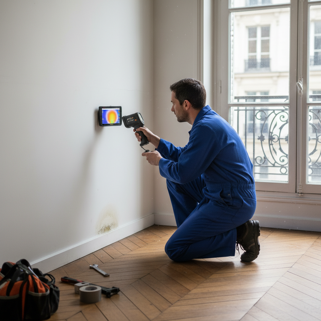 Recherche de fuite à Paris 14ème