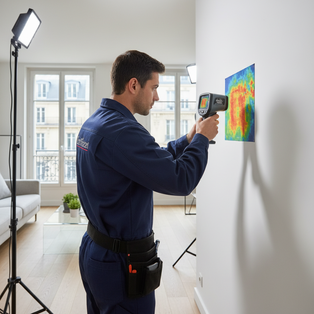 Recherche de fuite à Paris 8ème